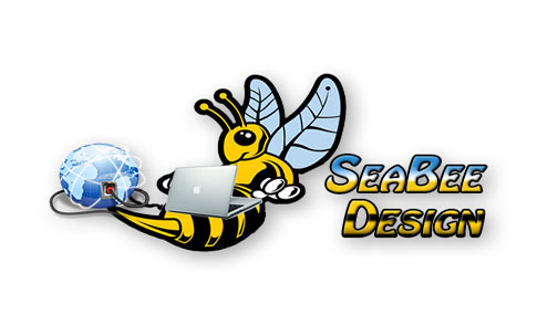 seabee design logo mock up